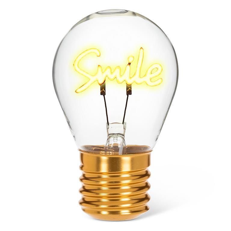 Smile Neon LED Lightbulb