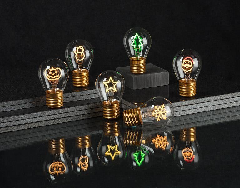 Santa Neon LED Lightbulb