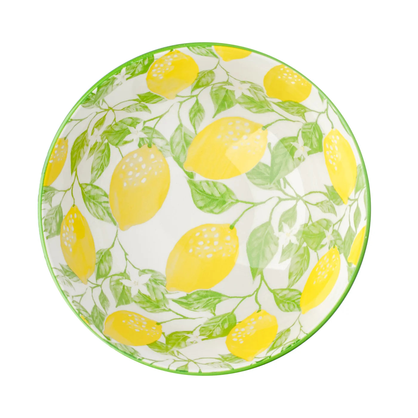 Kiri Porcelain 8 oz 4.5" Diameter Bowl - Lemons