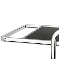 Rio Chrome 3 Tier Rolling Bar Cart