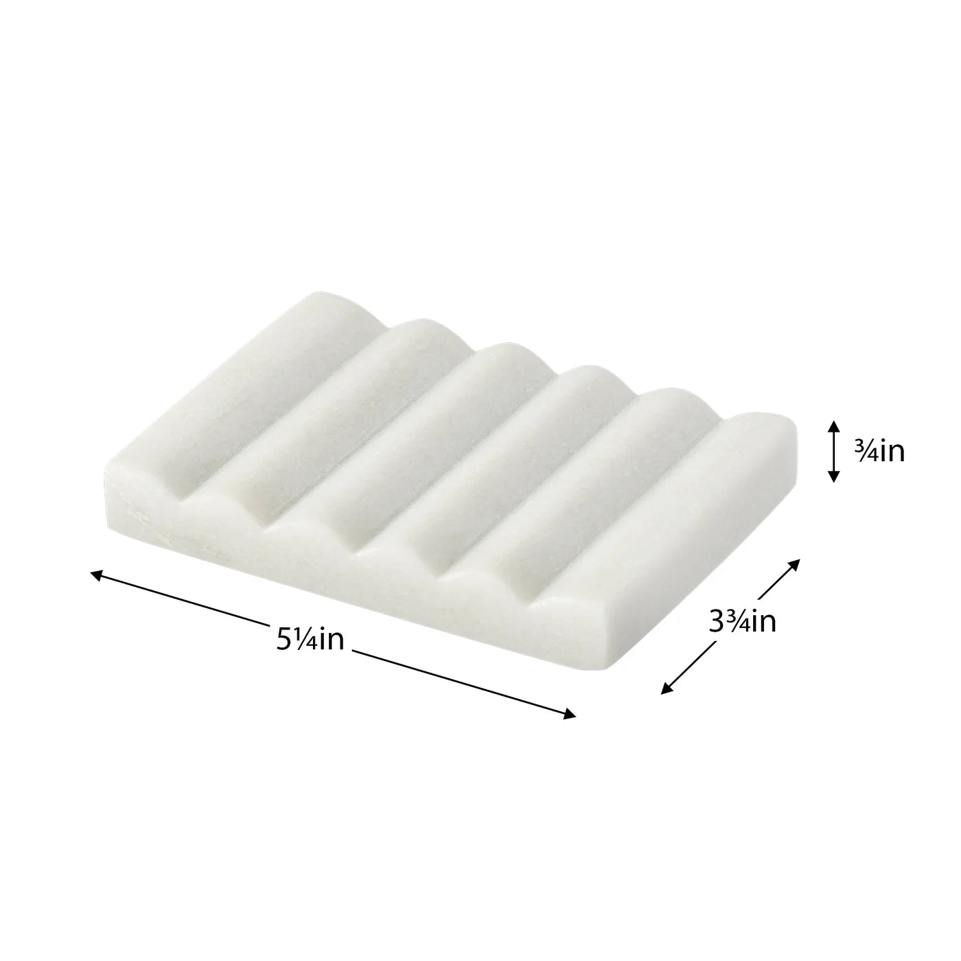 Marble Ridge 5.25x3.75" Rectangle Soap Dish