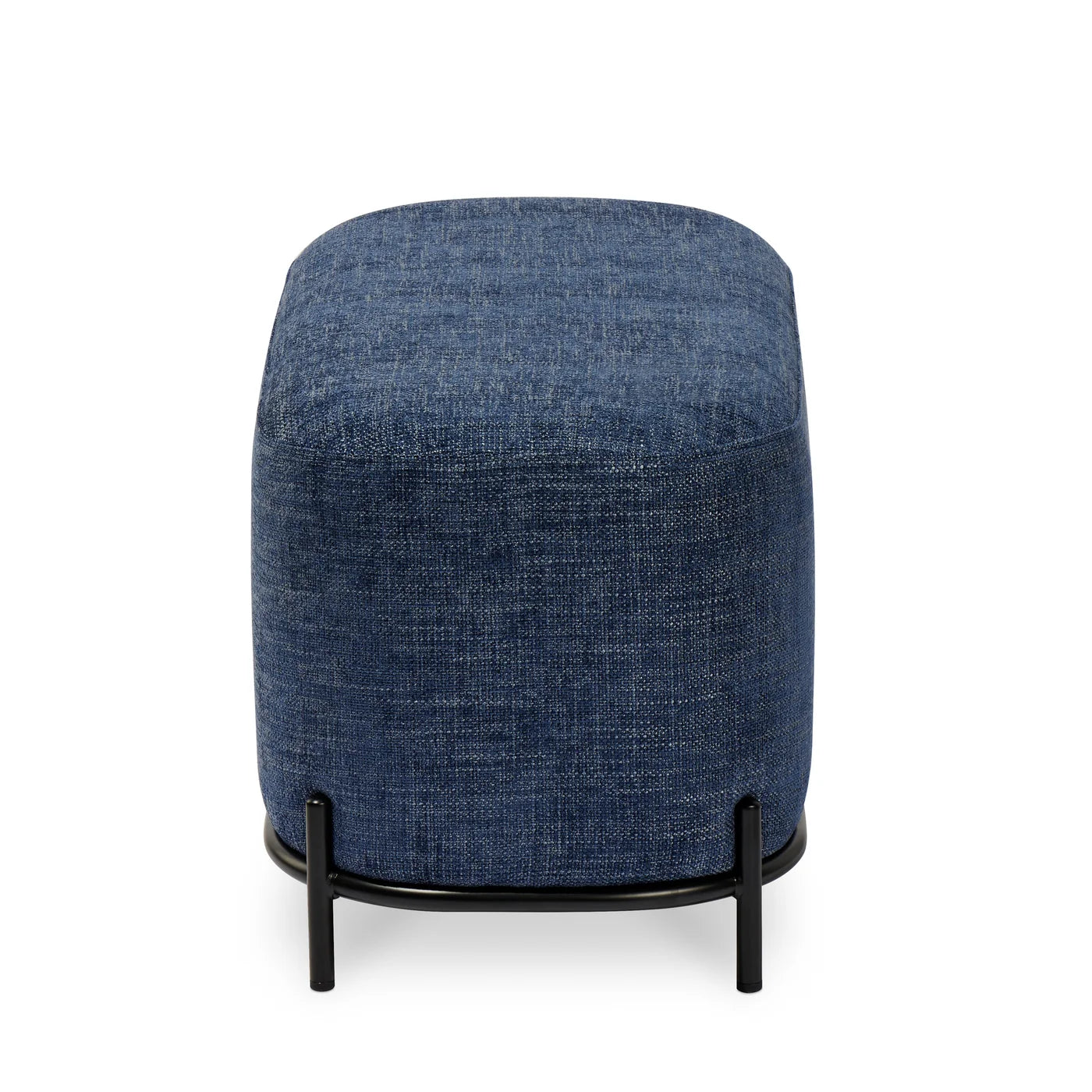 Pender Pin Leg Upholstered Short Bench - Blue