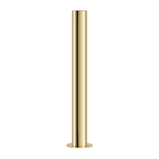 Stainless Steel Gold Pipe Vase - 18 Inch Tall