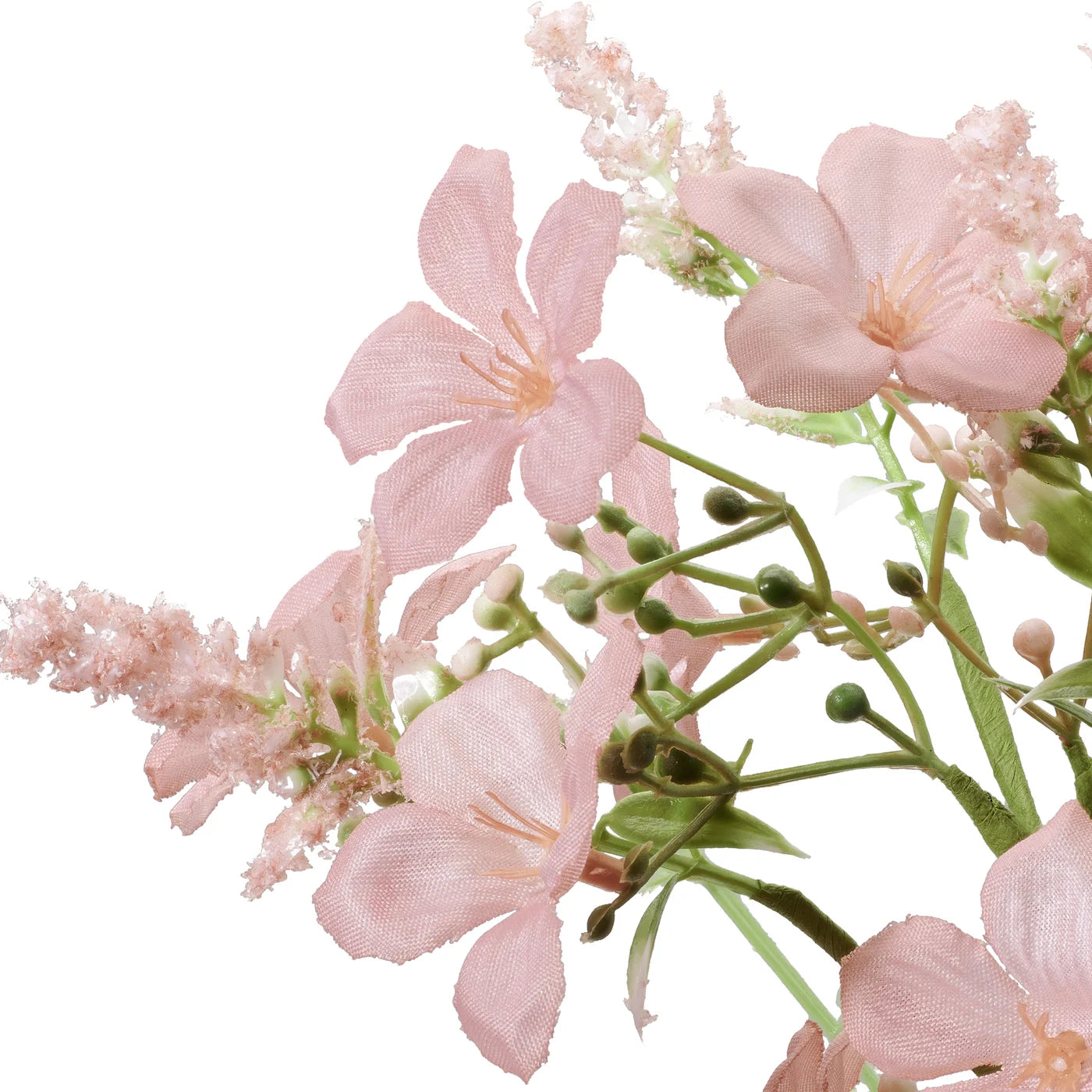 Field Flower 22 Inch Length 6 Stem Bouquet - Pink