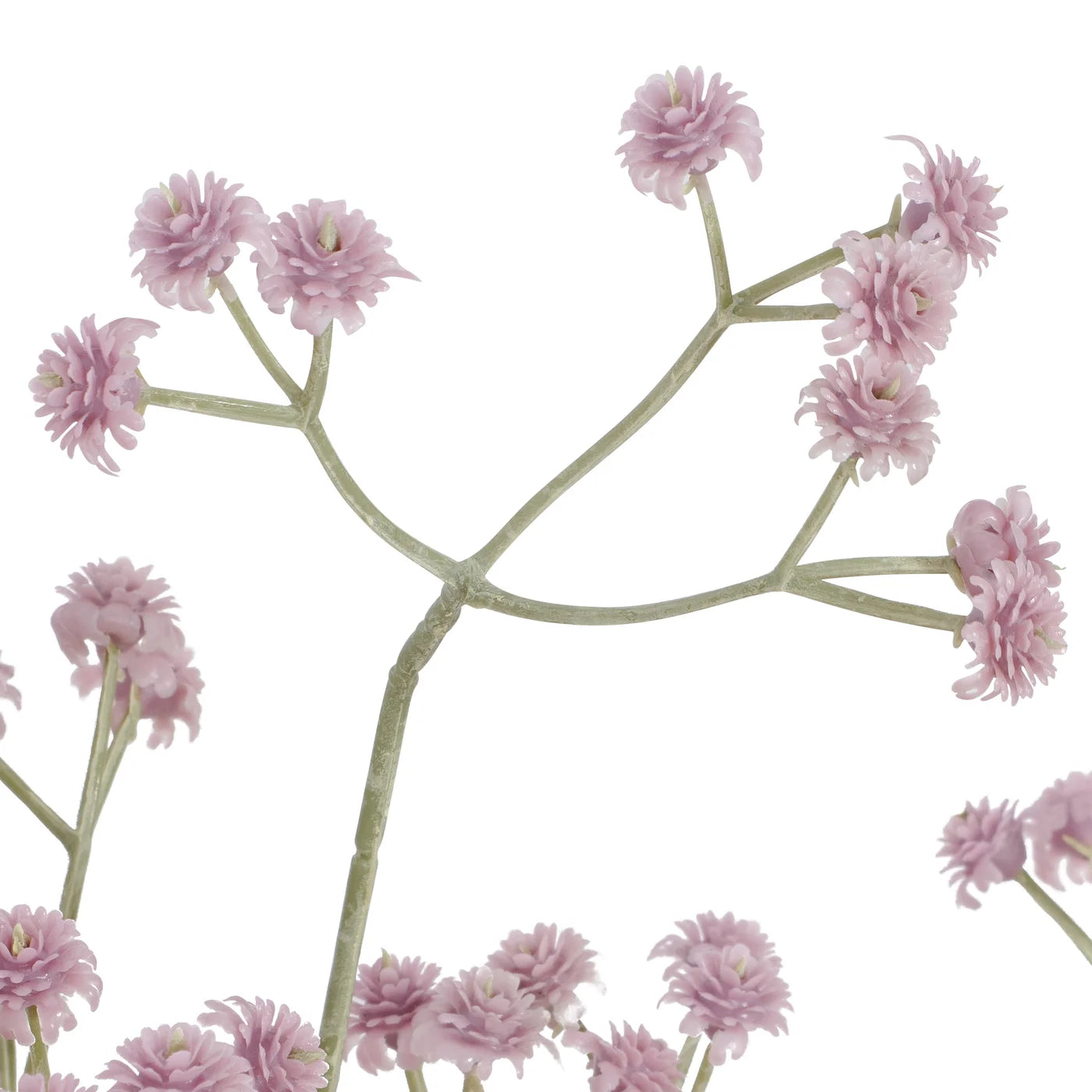Baby's Breath Faux 25 Inch Length 4 Stem Bouquet - Purple