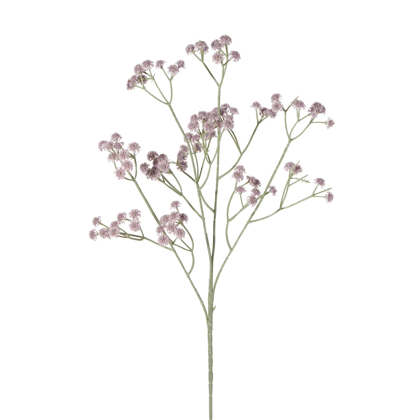 Baby's Breath Faux 25 Inch Length 4 Stem Bouquet - Purple