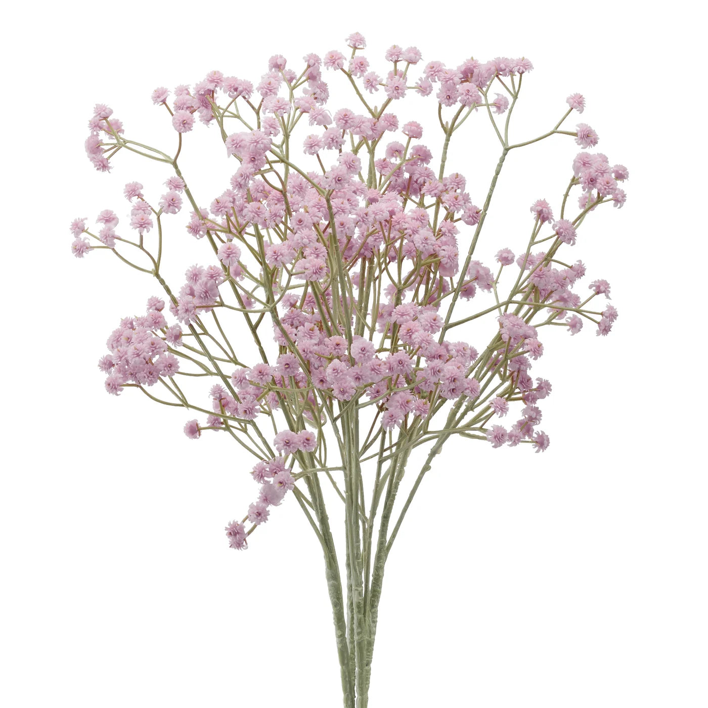 Baby's Breath Faux 25 Inch Length 4 Stem Bouquet - Purple