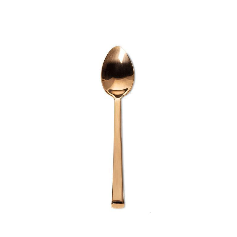 Copper Square Handle Sm Spoon-6.5"L