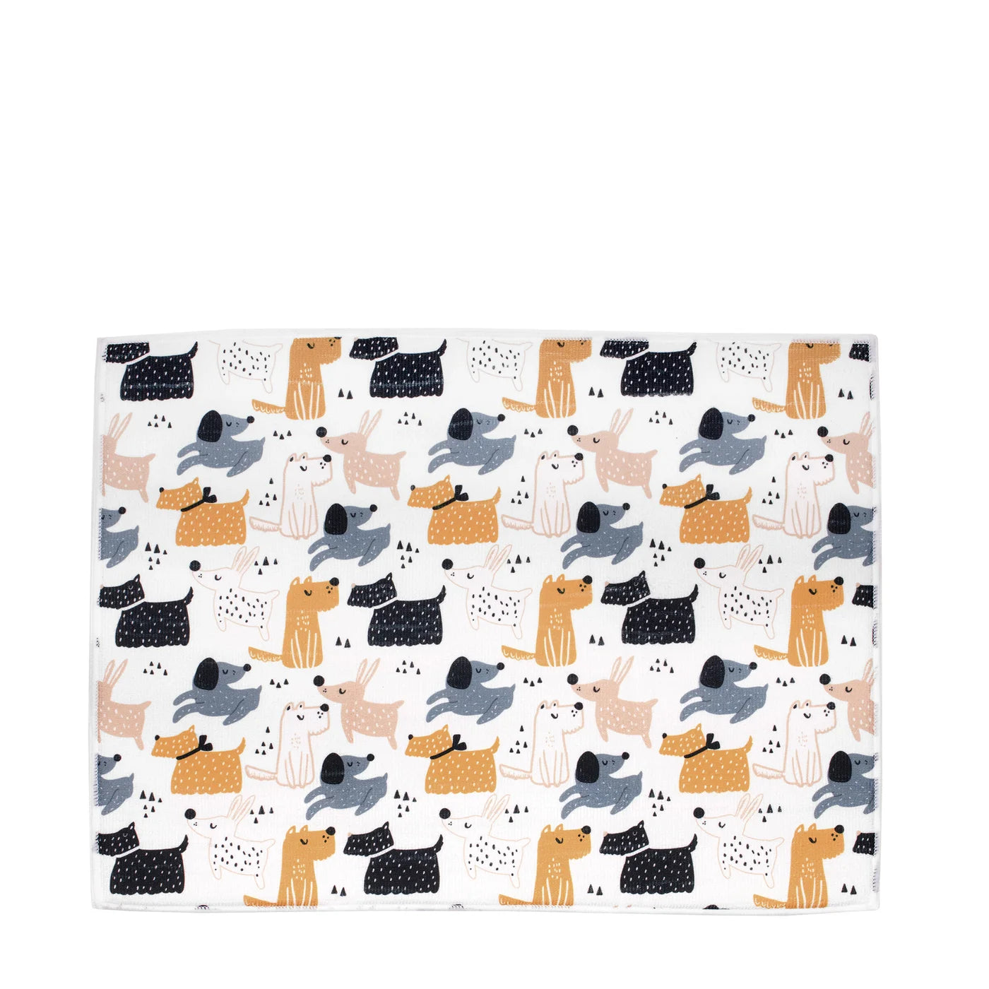 Dog Printed Drying Mat Multi