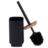 ASPEN TOILET BRUSH PP W/BAMBOO BLACK