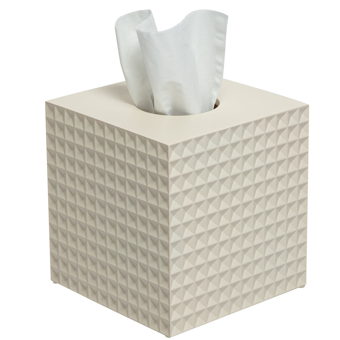 BRAEMAR TISSUE BOX RESIN IVORYu