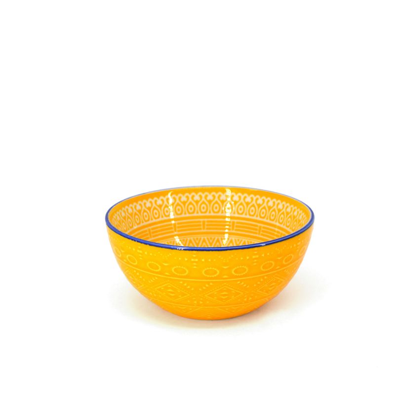 ASTER Footed Bowl Yellow