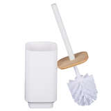 ASPEN TOILET BRUSH PP W/BAMBOO White