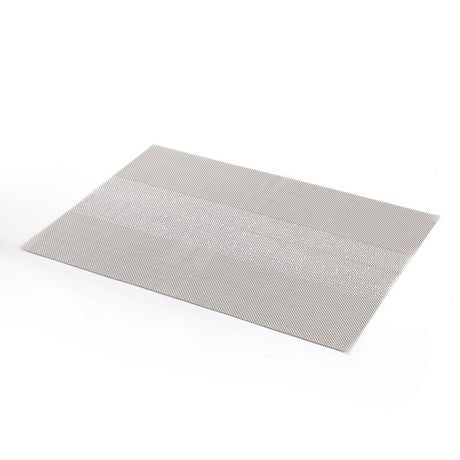 Placemat Silver Rectangular 30 x 45 cm Set of 4