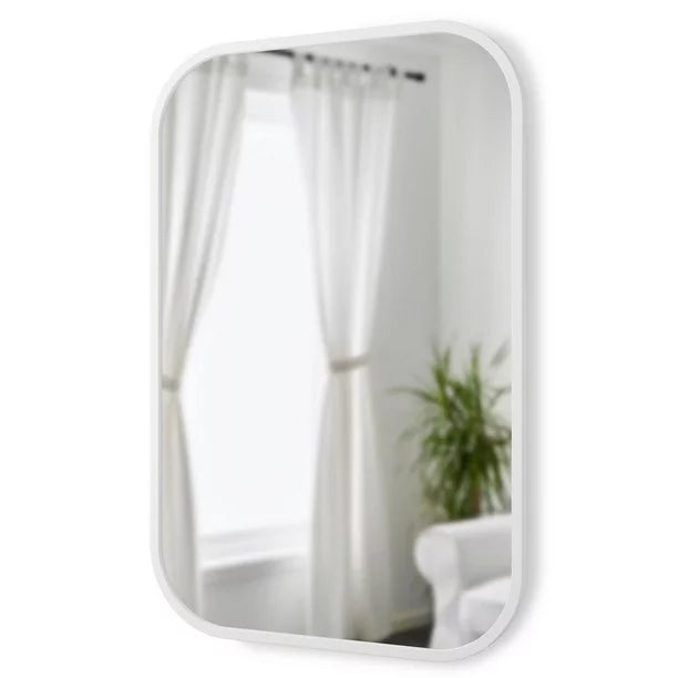 Hub Rectangle Mirror 24X36 white