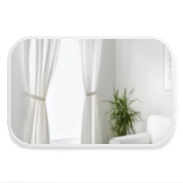 Hub Rectangle Mirror 24X36 white