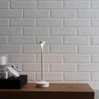 Led Empire Standing Touch Pillar Lamp White