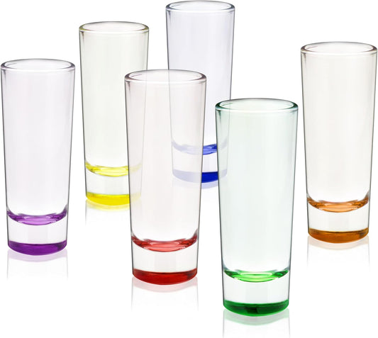 2 oz Shot Glass Shooters, Set of 6