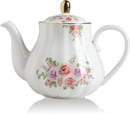 Dancing Butterflies l Teapot, Ceramic Tea Pot