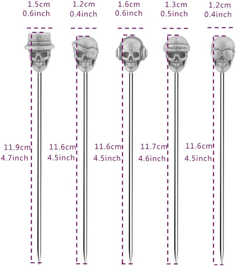 Brain Freeze Cocktail Picks