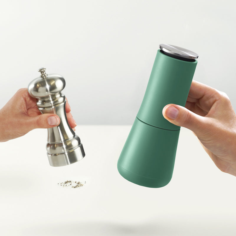 Milltop Sage No-spill salt and pepper Mills