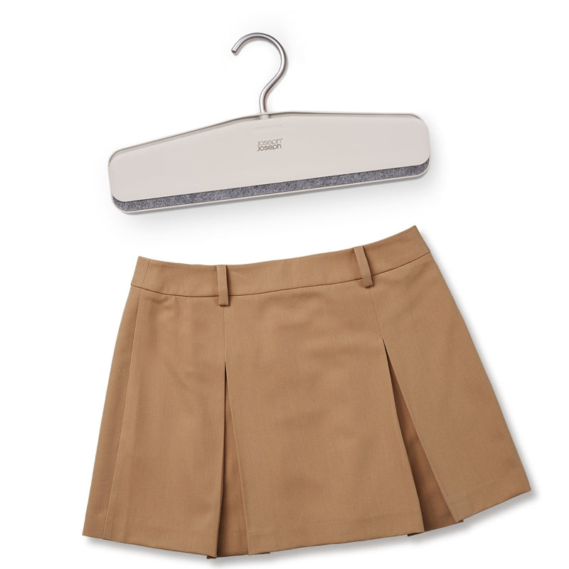Orderly Set of 2 Easy-Grip Skirt & Pants Hangers