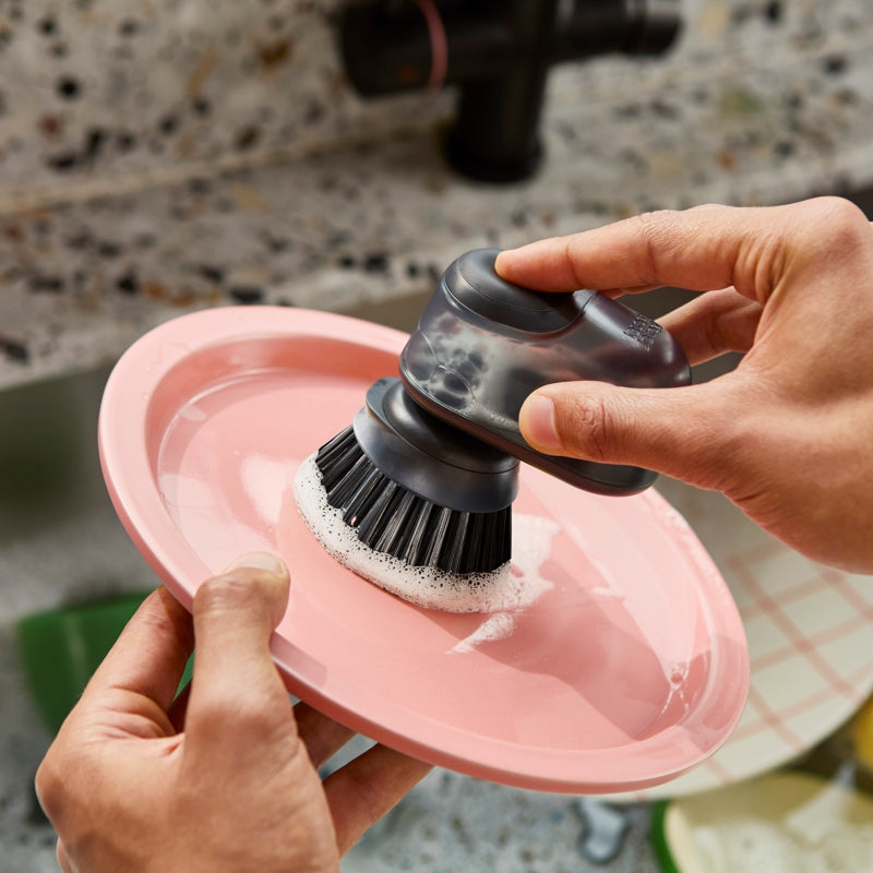 SinkTech™ Soap Dispensing Palm Dish Brush