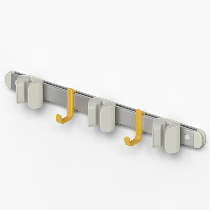 CleanTech Wall-Mounted Pole & Tool Organizer
