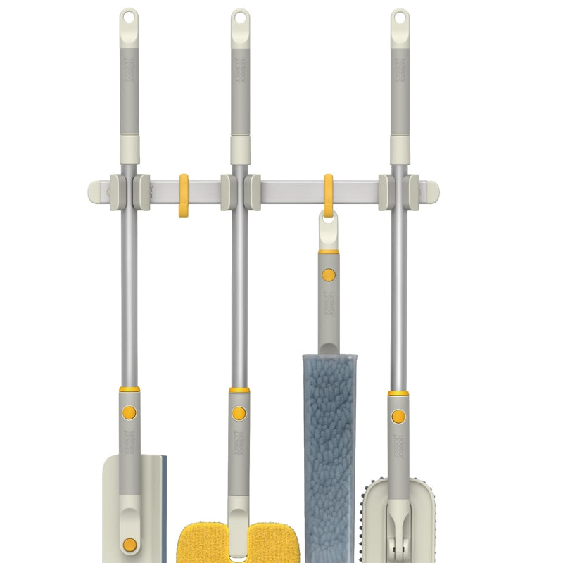 CleanTech Wall-Mounted Pole & Tool Organizer