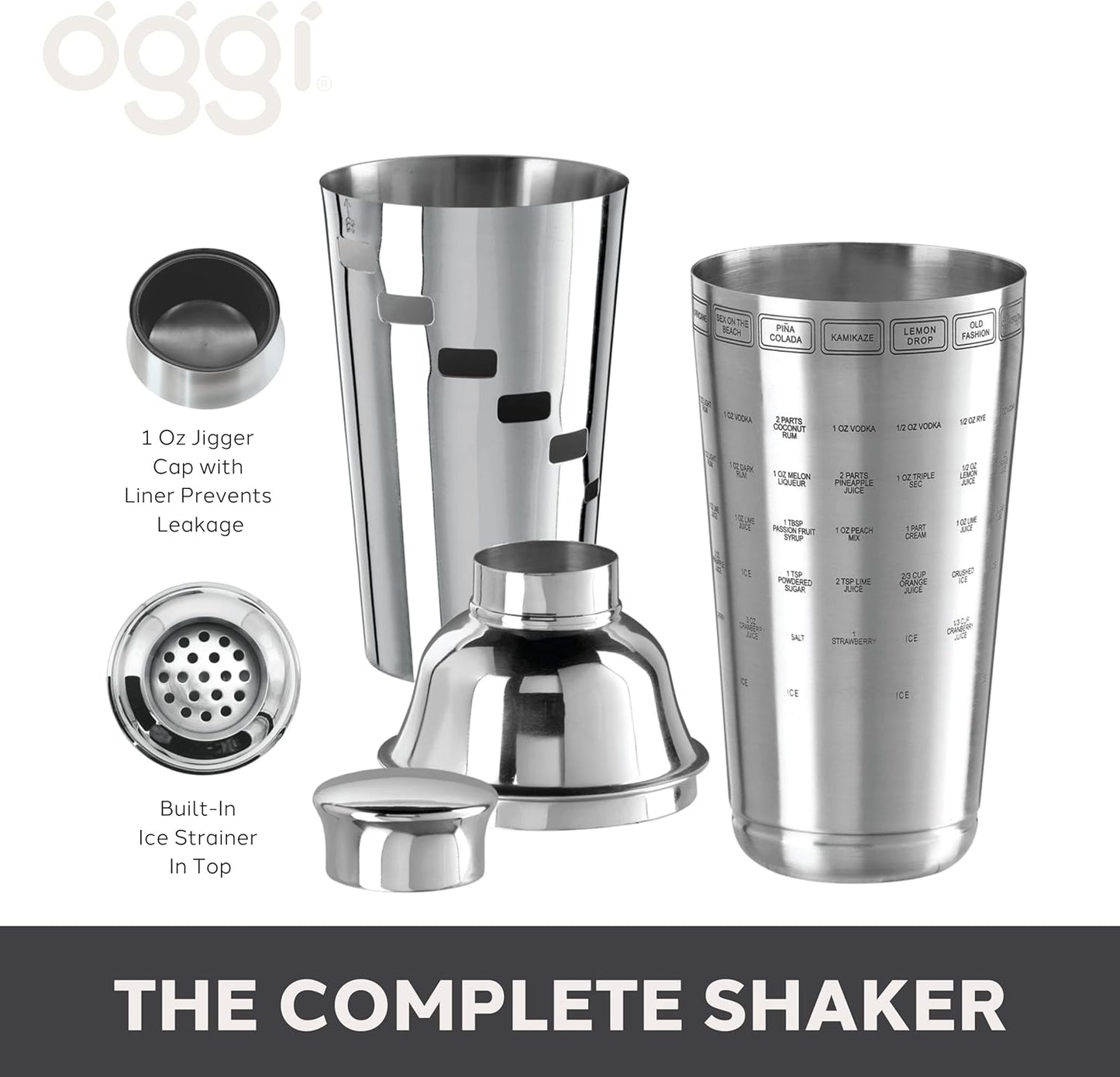 Dial-A-Drink Cocktail Shaker