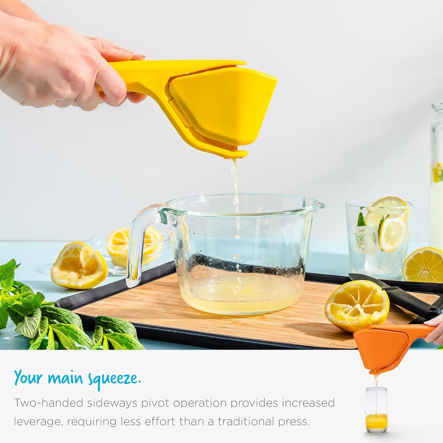 Fluicer Lemon Fold Flat Easy Juicer