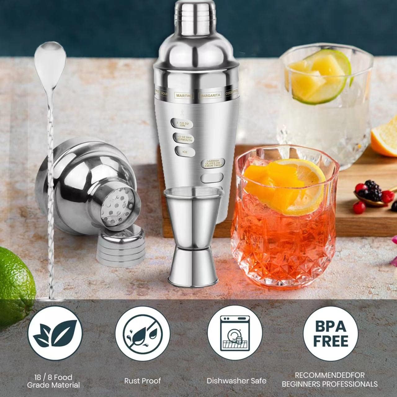 Cocktail Shaker 700ml/23oz SS
