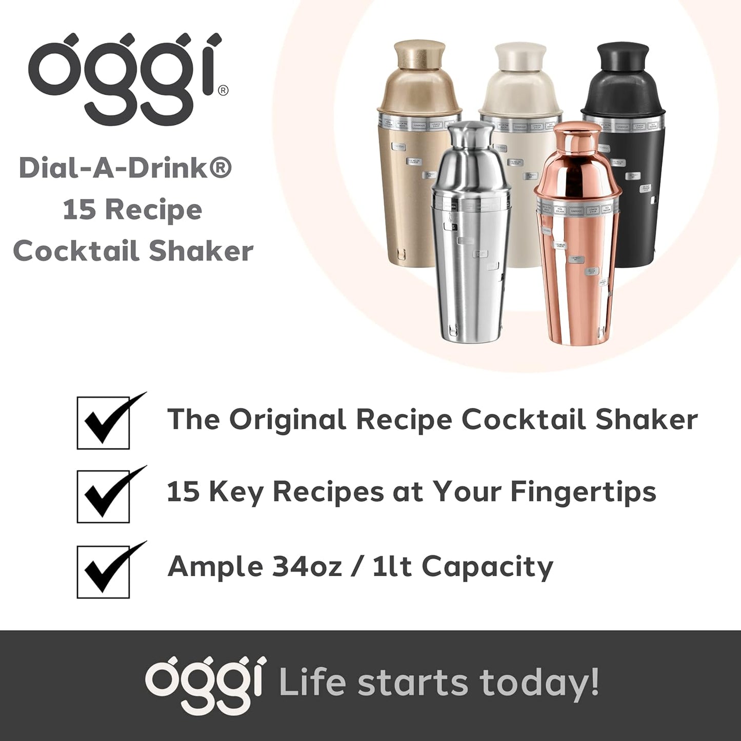 Dial-A-Drink Cocktail Shaker