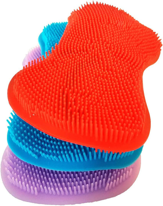 Silicone scrubber sponge