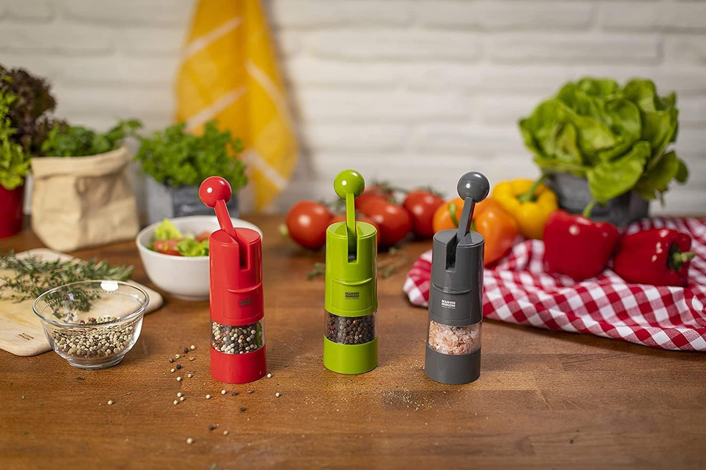 Spice grinder  Ratchet Red
