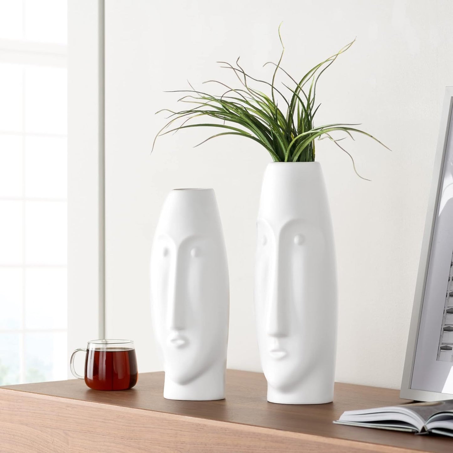 Litho Face Vase