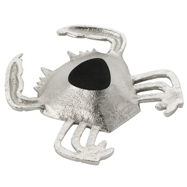 Crab 6.5 Inch Length Aluminum Decor Dish