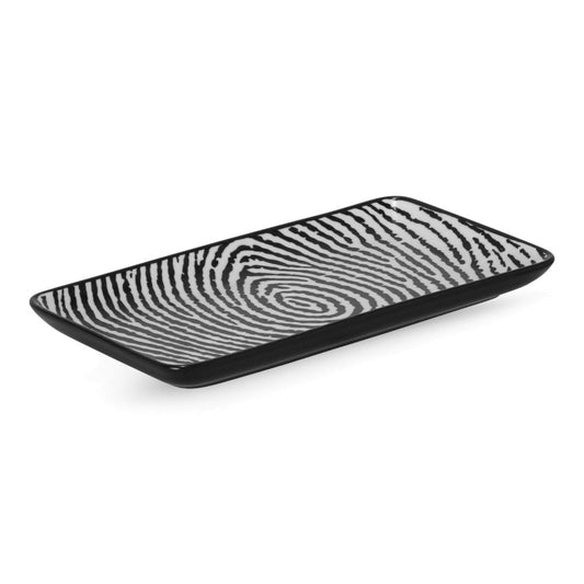 Zebra Rectangle Platter 22x12 cm