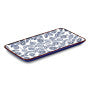 Indigo Blue Rectangle Plate 22x12 cm