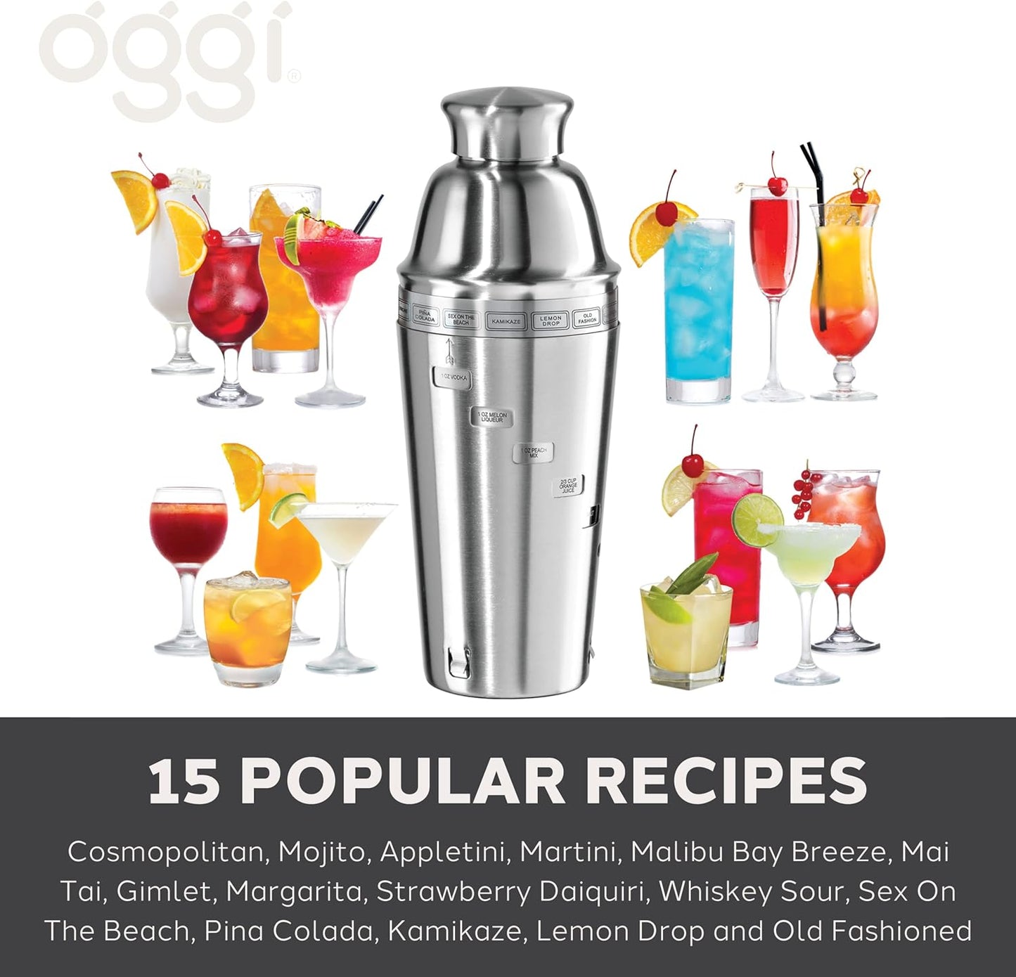 Dial-A-Drink Cocktail Shaker
