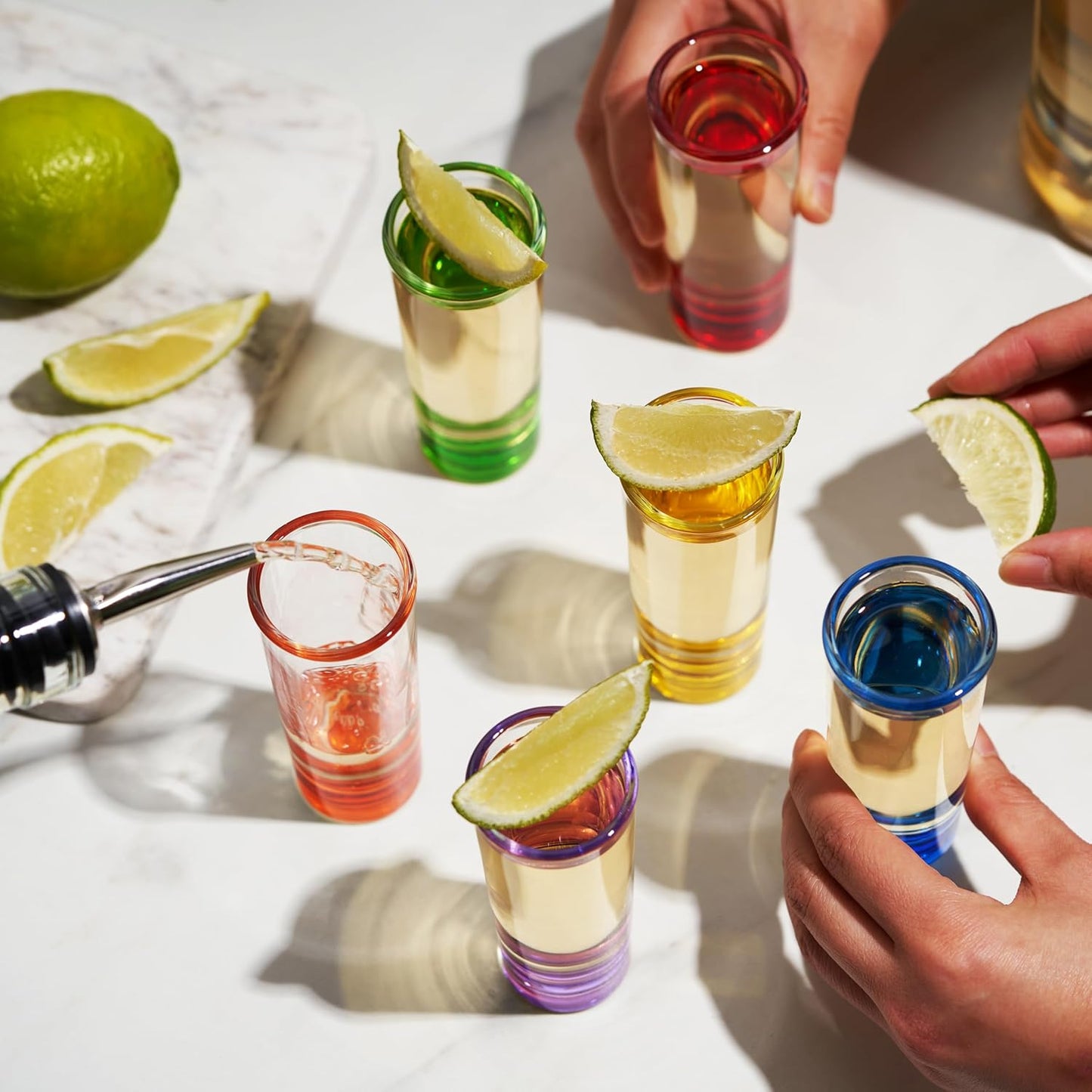 2 oz Shot Glass Shooters, Set of 6