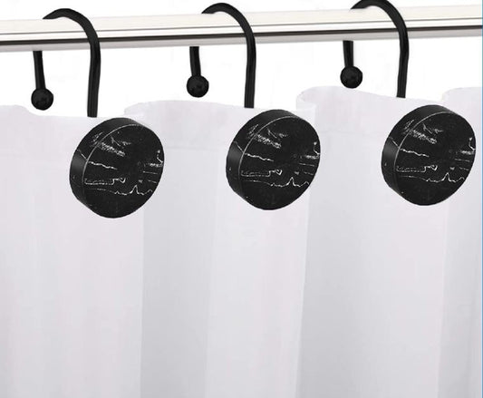 MICHAELANGELO RESIN SHOWER HOOKS 4MM BLACK