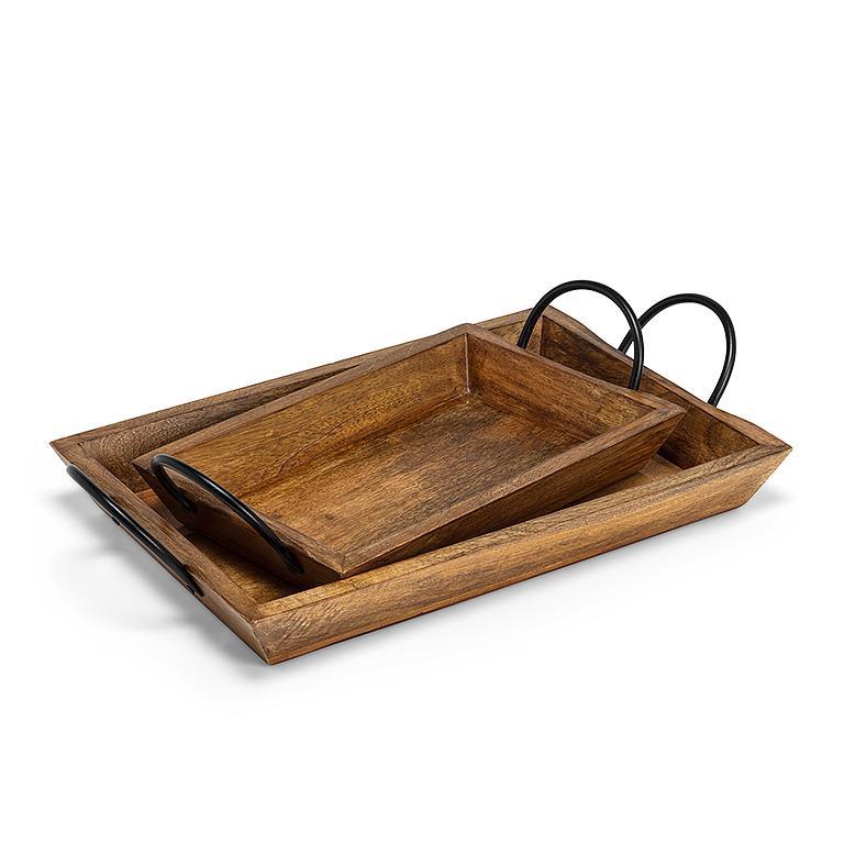 Large Rectangle Tray with Handles