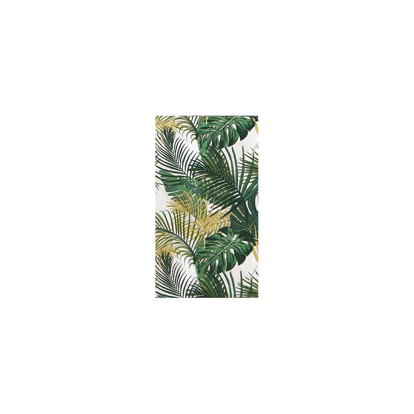 Palm Leaf Paper Guest Napkin 16Pk Green