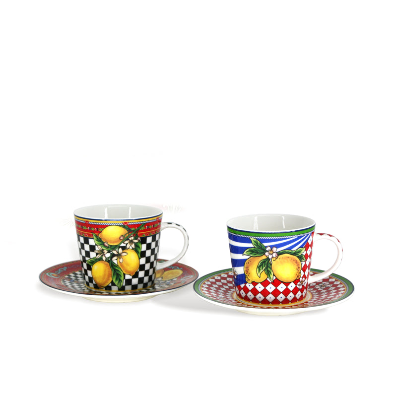 TESORO Cappuccino Cups & Saucers