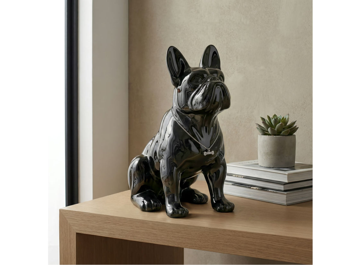 Sitting Ceramic 12.25 inch Tall French Bulldog