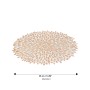 Teardrop Gold Placemat 38 cm