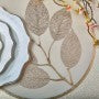 Feuille Gold Placemat 38 cm Gold