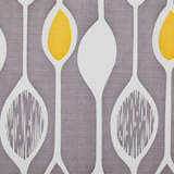 GREYSTONE SHOWER CURTAIN GREY/YELLOW 180 X 180cm