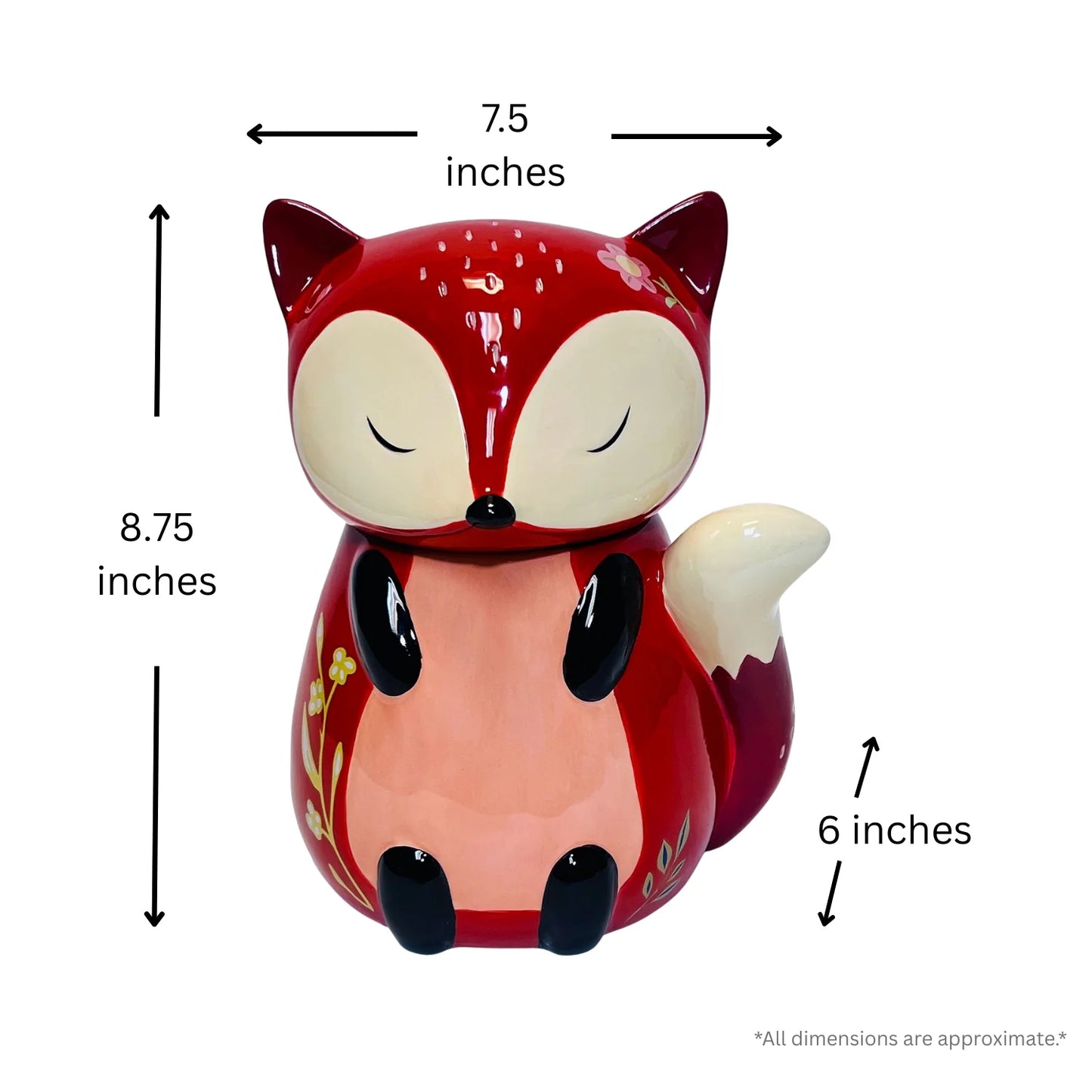 Sweetie Fox Cookie Jar
